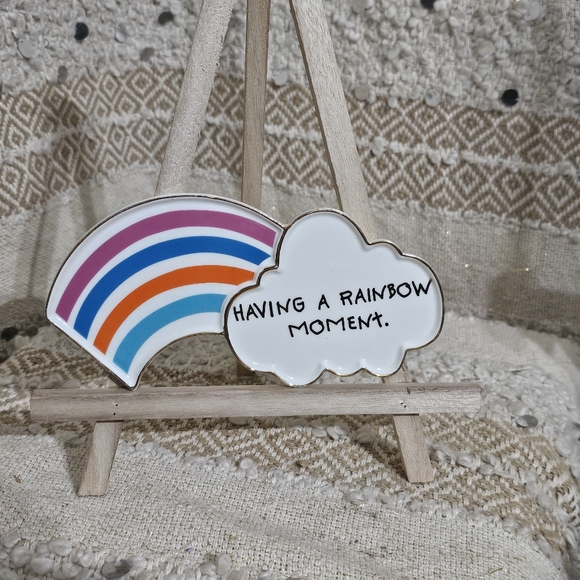 Betsy Johnson Rainbow Moment Trinket Dish - Picture 1 of 3